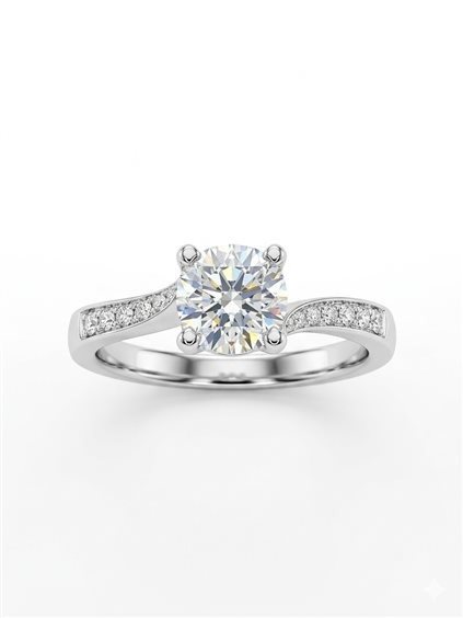 Anello Salvini Donna Battito in Oro bianco Diamante 0.31 Ct 81114584 - 81114584